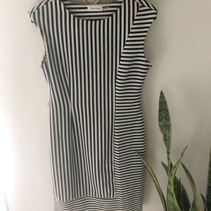 Calvin Klein | Black & White Striped Dress | ❤️